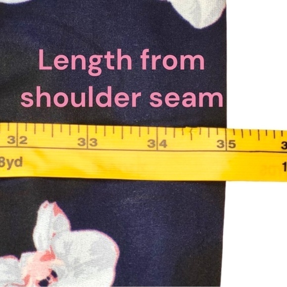 Banana Republic Polo Shift Navy Floral Dress - Picture 9 of 13